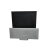 拉伸旋转可折叠壁挂架带鼠标键盘托一体墙装侧装式显示器支架 银灰色L型45cm单托