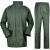 分体绿雨衣橄榄绿抢险救援户外保安徒步雨衣 加有网新式绿雨衣 XXXL
