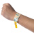 稳斯坦 W5708 (100条)一次性陪护腕带 可书写PVC腕带家属探访身份识别手环 紫色