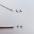 80mm8cm精密点胶不锈钢针头加长针头实验尖头金属斜口针头平口针 不锈钢11G30号长度80mm尖头