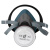 普达防尘口罩防工业粉尘焊工打磨 FD-8017硅胶款单罐防毒面罩