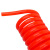 飓程 PU弹簧气管 空压机气泵高压伸缩软管螺旋风管 10*6.5（6米） 