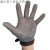 法国霍尼韦尔钢环焊接防割手套钢丝金属不锈钢铁手套 黑色_单只售价欧码偏大 M