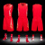 安巧象 篮球服套装可印制logo比赛队服团购训练营球衣夏 613红色 4XL（180-185CM） 