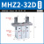 气动手指气缸夹爪平行SMC型mhz2/MHZL2/-10D16D20D25D32D40S MHZ2-32D 普通款