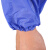 沸耐笙 FNS-24041 劳保工地PVC分体海胶雨衣套装 蓝色连体1斤 1套