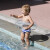 swimbobo儿童游泳圈 宝宝腋下圈 小孩救生浮圈 加厚充气游泳装备泳圈 粉色腰圈（带打气筒） L(内径16cm 18-28斤)