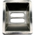 定制户外垃圾桶配件方形圆形不锈钢烟灰缸分类标识物业垃圾箱内胆 可回收物分类标识11.8x14.7
