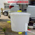 储水桶大号带排水阀门牛筋塑料圆桶有盖水龙头养鱼桶大水缸 有盖400L牛筋桶带排水阀门