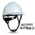 千井适用于碳纤维花纹头盔工地国标ABS黑色安全帽领导监理头帽印 V型碳纤维色