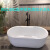 MROCBKBR免安装浴缸家用小户型老人可移动独立水疗迷你亚克力民宿成人浴缸 1_白色独立式 免安装 长120cm