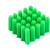 铁屹 膨胀胶塞 绿色塑料膨胀管 飞机型膨胀螺丝胶粒胀管 M8（2000个） 