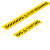 安燚 黄色小心台阶 高粘性斜线长条地面用PVC地贴黄色警示标识提示GNG-404