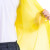舒士 S37 一次性连体连帽雨衣雨披 加厚EVA户外成人便携式雨衣松紧 黄色