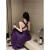 BFGV生日礼服女2024新款平时可穿高级感聚会裙子气质名媛长款订婚性感 葡萄紫优质版升级精品牛奶丝 S