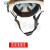 约巢热浪RL-280自动变光面罩电焊面罩安全帽太阳能参数调焊工头盔翻盖 护罩全黑款式 白色安全帽 带6张外片2个电子