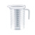 食品级塑料量杯带刻度奶茶专店带盖大容量量筒烘焙1000ml耐高温 100ml