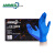爱马斯AMMEX无粉麻面一次性深蓝色丁腈手套橡胶劳保实验工业加厚耐用型 4.6克  APFNCHD 