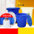 鸣固 ZJ6325清洁加厚大白桶抗压 承重强 不碎桶工业清洁食堂储水桶带盖塑料水桶 200L桶无盖625*710 蓝色