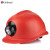 哥尔姆安全帽 带灯 领导 ABS 工地 工程 建筑作业 安全头盔 GM758 红色