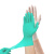 光明乳胶手套检查实验室芦荟专用防护绿色羊毛脂高弹丁腈橡胶手套 光明无粉乳胶手套 1盒25双 L