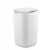 智能垃圾桶自动感应卫生间办公室简约夹缝压圈垃圾分类垃圾桶 12L标配（按键+感应翻盖)白