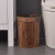 适用于MUJIE仿木纹垃圾桶2024新款大容量客厅厨房商用纸篓 【14升】正方形宽压圈木纹