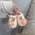 荣西图（RONGXITU）婴儿鞋材料包diy宝宝鞋手工编织钩针教程学步鞋教程手工婴儿鞋子 肤色泡芙鞋子（非成品）
