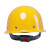 曼德锐安全帽工地男国标abs加厚透气夏施工玻璃钢头盔领导工程定制印字 钢钉玻璃钢款（黄色）（按钮）