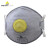 代尔塔DELTAPLUS P3P2防护口罩一次性防尘防粉尘防油烟防雾霾口罩 104023欧标P2活性炭带呼吸阀（10只/盒） 