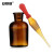 安赛瑞 玻璃滴瓶（2个装）实验用磨口透明玻璃滴管瓶胶头滴瓶 30ml 含红色胶头 600336