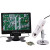 电shiAV/TV400X显微镜高清工业电子接口放大镜连检测显示器 白色