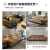 法蒂玛意式极简皮沙发客厅人类狗窝轻奢超宽2024新款直排沙发可调节坐深 直排3.0米（头层牛皮）乳胶坐垫