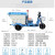 联豫 500L小型电动三轮环卫垃圾车 市政小区垃圾保洁车垃圾清运车蓝白+48v20A电池