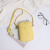 酷奇袋鼠（KUQIDAISHU）手机袋软皮包小包包的简约迷你日系小清新女手机包 黄色