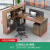财务办公桌办公室桌椅组合简约现代职员员工工位电脑桌双人办公桌 1.5米单人位+活动柜+椅子 1.5米双人位+柜+椅子