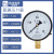 直销上海仪川仪表厂测水空调机油真空氧气压力表径向安装Y100 0-2.5MPA