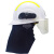 白色17式消防头盔安全员防护帽阻燃增强材质韩式统型款 白色无AB签款