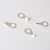 OT1-4冷压端子1.5 2.5-3 5 6 8 10 圆型裸铜线鼻子焊口接线耳 OT2.5-8 100个 2.5平分线-8MM孔