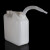 定制适用HDPE塑料方形带导流管嘴壶方桶工有机溶剂包装桶废液桶5/10/20LAS 20L塑料方形壶