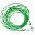 金佩奇 包塑晾衣绳 绿色钢丝绳塑胶 包塑料带胶软钢丝绳 6mm粗8米长 一根价 晾衣绳晒被绳户外包塑钢丝
