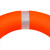 防汛救生圈救生浮圈实心游泳泡沫圈 橙色包布泡沫款 电动救生圈