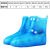 锐麻 雨鞋套防水防雨鞋套防滑加厚耐磨底成人男女款雨靴套 蓝 36-37（码） 