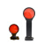JSLOYDJ 双面警示灯FL4830可伸缩防水防尘铁路信号灯方位灯 ExdIIC 3.7V 1矮款不可伸缩