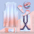 宾帛锦（BINBOJIN）篮球服套装男球衣渐变夏定制比赛运动队服儿童训练服青少年背心 SOB-211淡白紫定制图案 2XL码（170-175cm 120-140斤）