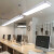 得益绿色办公室吊灯led长条灯吊线现代简约长方形工作室超市店铺 黑框1182x 50x40mm-24w