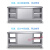 304 不锈钢拉门工作台焊接定做碗柜操作台打荷厨房切菜案板 异形定制/304/201