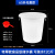 大白加厚储塑料级酿酒桶120升腌菜发酵圆桶水 65升无盖装水115斤 特