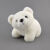 隆仁福白色北极熊毛绒玩具极地馆圣亚海洋馆趴趴熊公仔雪洞北极熊小白熊 30厘米单熊