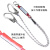 亚岳安全带五点式高空作业安全绳套装 全身式单大钩2M（带护腰）